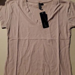 American Ego Tan V-Neck Kids T-Shirt